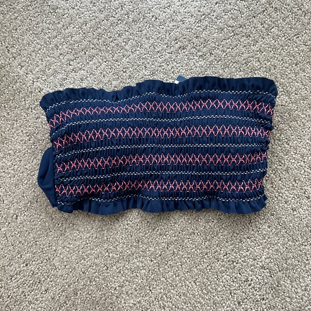 NWT Arizona Jean Company Bandeau Swim Top